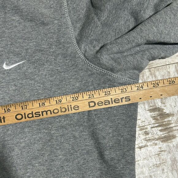 Nike Hoodie Jacket Full Zip Light Gray Women Large 341573-063 - Picture 2 of 6
